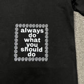 ADWYSD Always Do What You Should Do T Shirts Short Sleeve T-Shirts Hip Hop